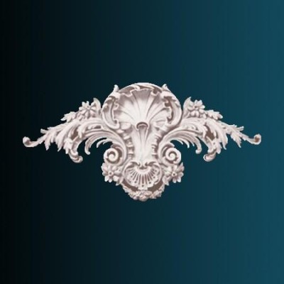 Декоративный орнамент Перфект G2084 270х500х35 мм белый полиуретан