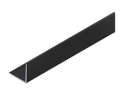 Уголок 30х30 мм алюминиевый NEEXY PV65-18 MBL черный матовый 2.7 м