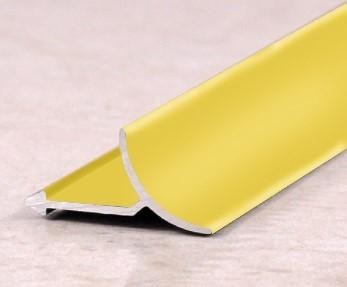 Внутренний угол для плитки ПО-В9 Золото матовое 2,7 м