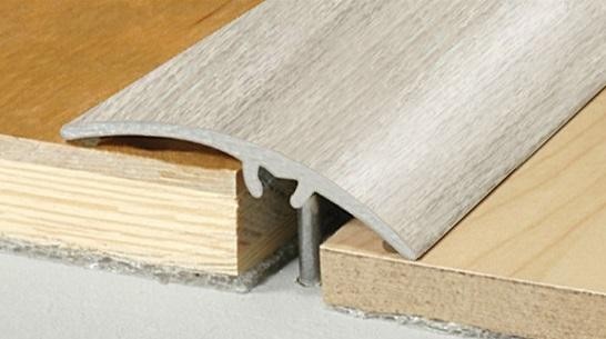 Порог алюминиевый скрытый крепеж 50 мм Effector A-65 0913 Дуб Малага 2,7 м