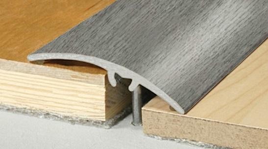 Порог алюминиевый скрытый крепеж 50 мм Effector A-65 0914 Дуб Топаз 2,7 м