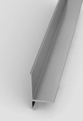 Микроплинтус Евротрим 7628.01 серебро алюминиевый 2 м