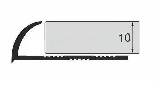 Стальной С-образный профиль 10 мм ПА-10 полированный 2.7 м