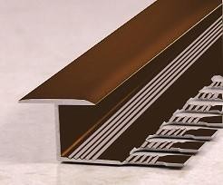 Профиль Z-образный гибкий алюминиевый ПЗ-10 Бронза матовая 2,7 м