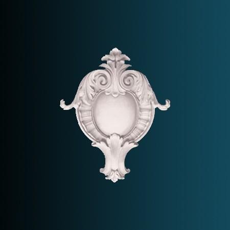 Декоративный орнамент Перфект G2091 372х305х32 мм белый полиуретан