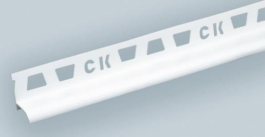 ПВХ бордюр для ванны Асви 25х25 мм монтаж под плитку Белый 1,8 м