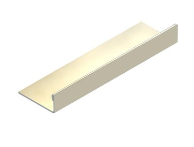 Стальной L-образный профиль 10 мм NEEXY PVS93-05 G золото зеркальное 2.7м