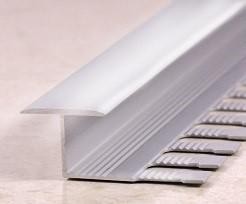 Профиль Z-образный гибкий алюминиевый ПЗ-10 Серебро глянец 2,7 м