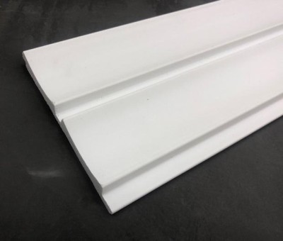 Декоративная панель 120х12 мм Hiwood LV125 NP белая 2,7 м