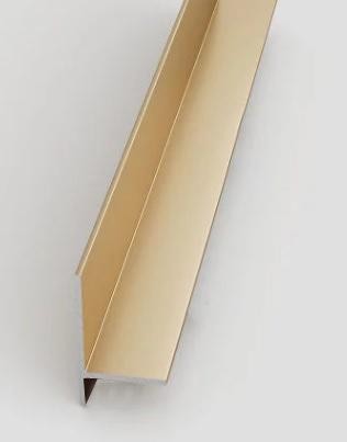 Микроплинтус Евротрим 7628.00 золото алюминиевый 2 м