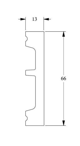 Напольный плинтус гибкий Orac Decor Duropolymer Flex SX157F 2 м