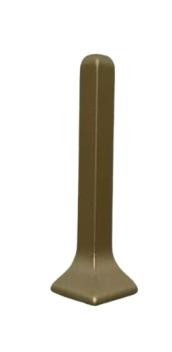 Уголок внешний ПВХ для плинтуса Евротрим 2158 золото