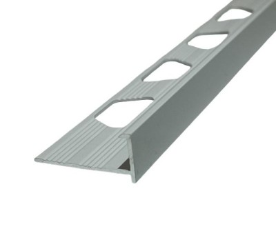 L-образный профиль алюминиевый 12 мм ПО-203-35 белый муар 2.7 м