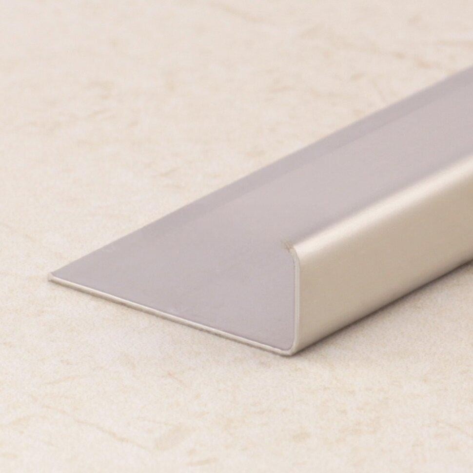 Стальной П-образный профиль окантовочный 12 мм ОК-12 шлифованный 2.7 м