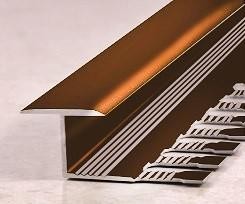 Профиль Z-образный гибкий алюминиевый ПЗ-10 Бронза глянец 2,7 м