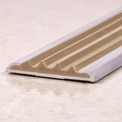 Порог противоскользящий плоский 32 мм Евроступень АН-32 Бежевый 2,5 м