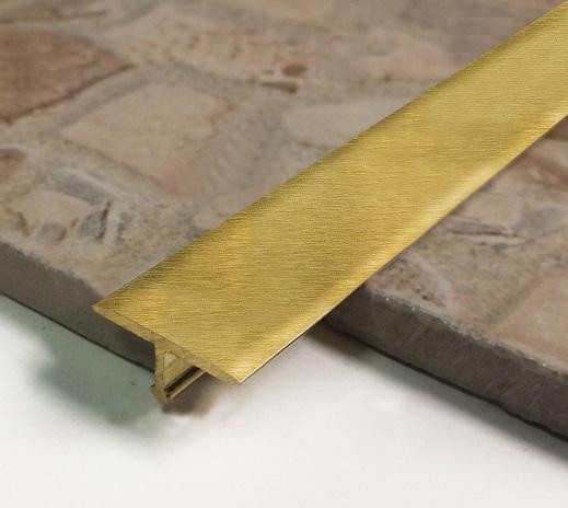 Т-образный профиль латунный 10 мм ЛПТ-10 Латунь браш 2,7 м