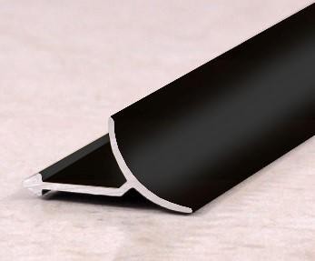 Внутренний угол для плитки ПО-В9 Чёрный глянец 2,7 м